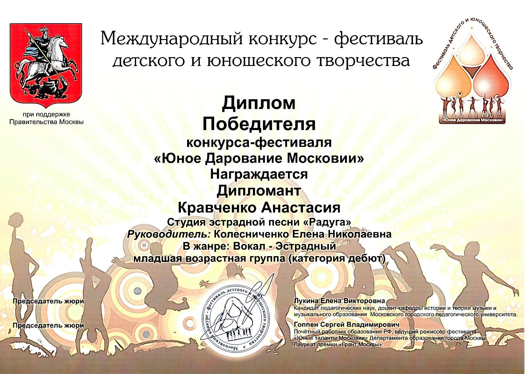 Молодежные международные конкурсы Молодежные международные конкурсы